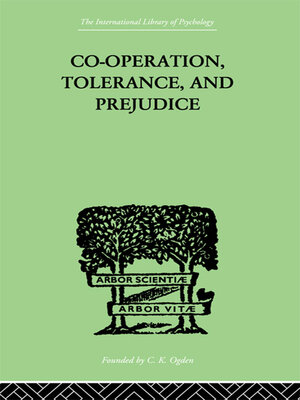 cover image of Co-Operation, Tolerance, and Prejudice